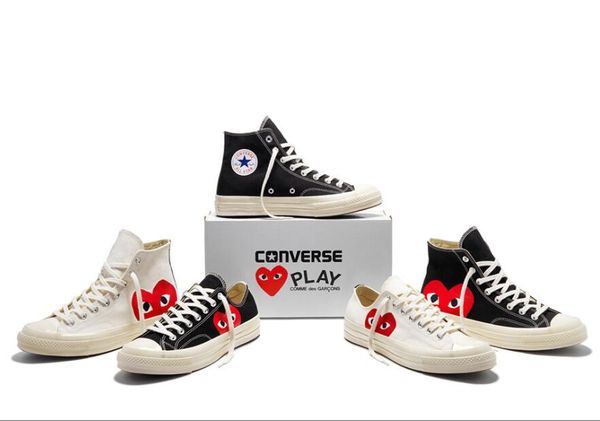 New chuck hoe 1970 cla ic canva ca ual play jointly big eye beige black dot heart cdg wmen men fa hion de igner neaker chau ure
New chuck hoe 1970 cla ic canva ca ual play jointly big eye beige black dot heart cdg wmen men fa hion de igner neaker chau ure