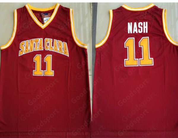 ncaa santa clara college 11 steve nash jerseys mens basketball jersey vintage stitched shirt classic collection sport hot, Black;red
ncaa santa clara college 11 steve nash jerseys mens basketball jersey vintage stitched shirt classic collection sport hot, Black;red
