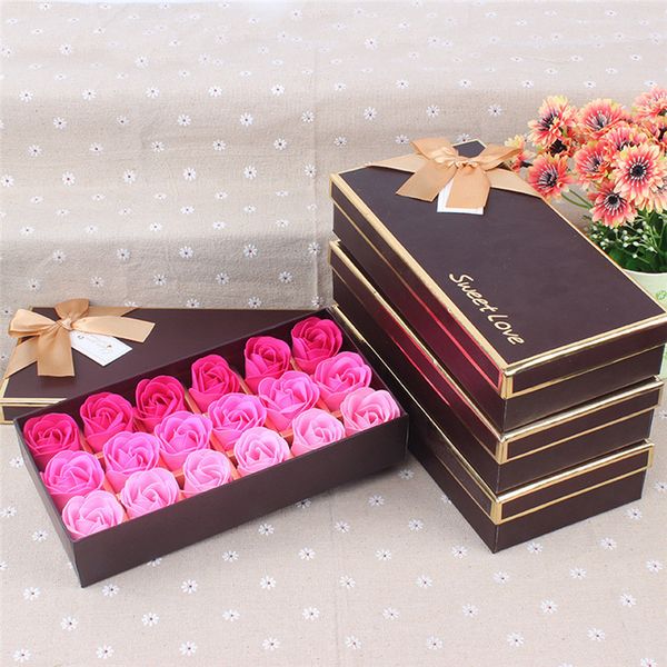 18pcs rose soap flowers scented rose flower petal bath body soap wedding party gift valentine's day present for girlfriend j50
18pcs rose soap flowers scented rose flower petal bath body soap wedding party gift valentine's day present for girlfriend j50