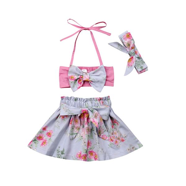 1-5t printed girls summer mini skirt sets kids floral children girls tutu skirts bow tank headband 3pcs outfits, White
1-5t printed girls summer mini skirt sets kids floral children girls tutu skirts bow tank headband 3pcs outfits, White