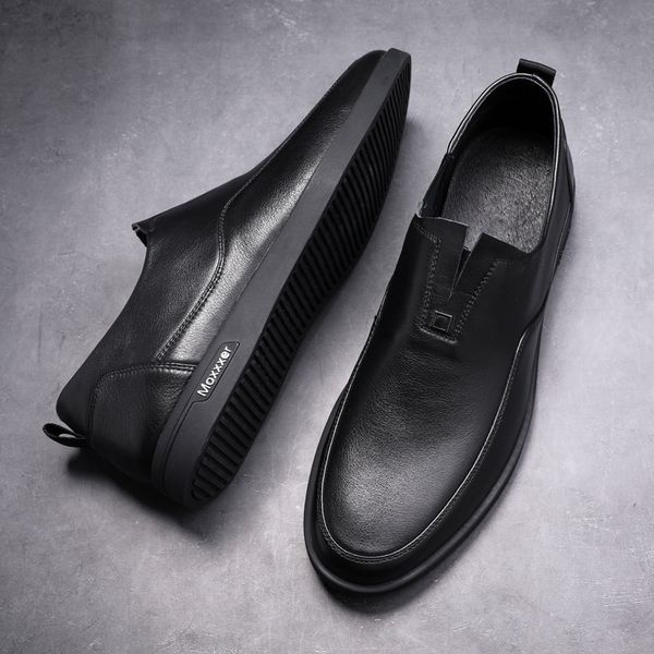 men's shoes comfortable men business shoes genuine leather breathable loafers slip-on footwear walking driving, Black
men's shoes comfortable men business shoes genuine leather breathable loafers slip-on footwear walking driving, Black