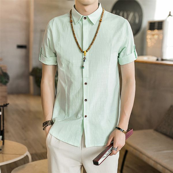 ffxzsj бренд sinicism mens хлопок льняных твердые рубашки man summer половина рукав рубашка мужчина 2020 новый китайский стиль casual, White;black
ffxzsj бренд sinicism mens хлопок льняных твердые рубашки man summer половина рукав рубашка мужчина 2020 новый китайский стиль casual, White;black