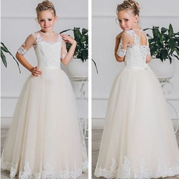 princess first holy communion dress half sleeves gown little bride graduation pageant dresses flower girl dress, Red;yellow
princess first holy communion dress half sleeves gown little bride graduation pageant dresses flower girl dress, Red;yellow