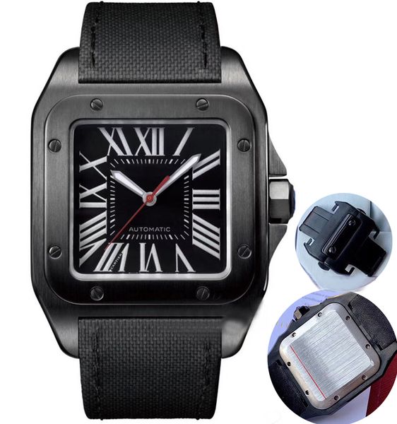 mens orologio watch car stan tons 100 xl black steel 3774 wssa0006 series all black dial automatic mechanical buckle male wristwatches, Slivery;brown
mens orologio watch car stan tons 100 xl black steel 3774 wssa0006 series all black dial automatic mechanical buckle male wristwatches, Slivery;brown