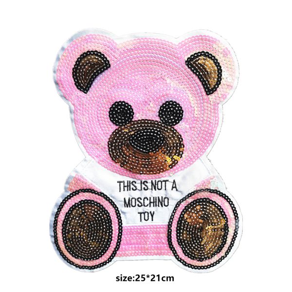 sequined bear patches for jackets,embroidered sequins bears badges appliques for jeans,patches for clothing a813, Black
sequined bear patches for jackets,embroidered sequins bears badges appliques for jeans,patches for clothing a813, Black