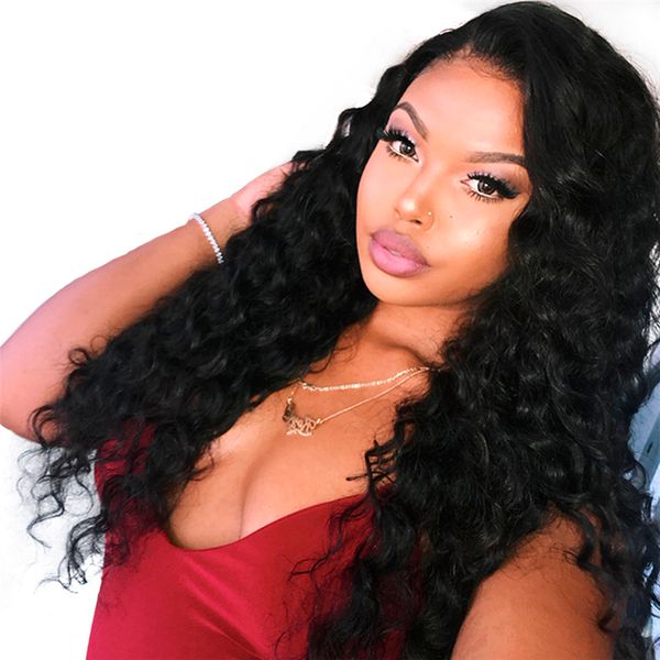 loose deep wave full lace wig brazilian remy curly hair 8-24 inch lace front human hair wigs, Black
loose deep wave full lace wig brazilian remy curly hair 8-24 inch lace front human hair wigs, Black