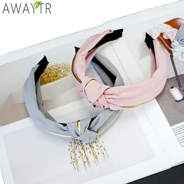 awaytr women's solid color knotted headband gold thread stitching cotton wide fashion print headwear hair hoop hair accessories
awaytr women's solid color knotted headband gold thread stitching cotton wide fashion print headwear hair hoop hair accessories