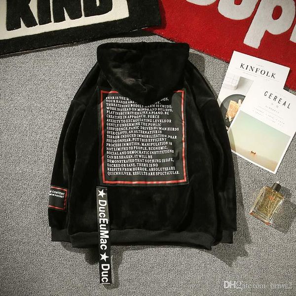 patchwork hoodies sweatshirts men hip hop fashion casual youth high street punk sweatshirt streetwear traksuits, Black
patchwork hoodies sweatshirts men hip hop fashion casual youth high street punk sweatshirt streetwear traksuits, Black