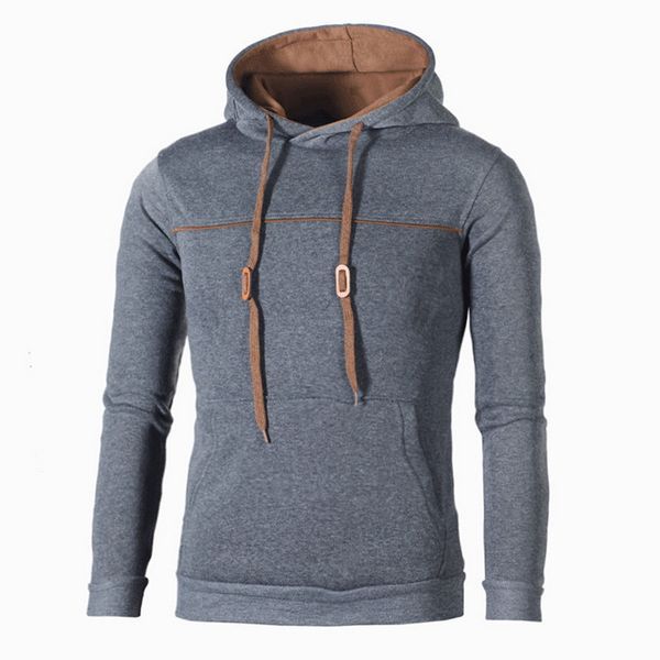 2018 new men hoodies sweatshirt fashion solid gray hooded mens hip pullover men's clothing casual sportswear plus size, Black
2018 new men hoodies sweatshirt fashion solid gray hooded mens hip pullover men's clothing casual sportswear plus size, Black