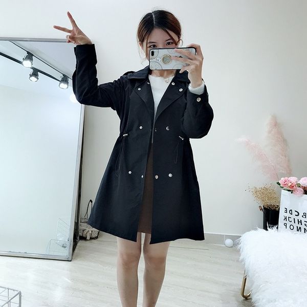 autumn and winter trench coat korean women clothes 2019 mid-length coat waist women jacket long sleeve trench for, Tan;black
autumn and winter trench coat korean women clothes 2019 mid-length coat waist women jacket long sleeve trench for, Tan;black
