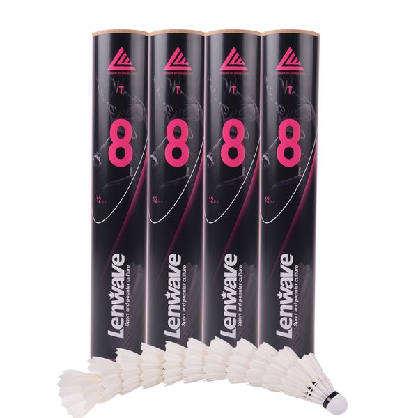 t8 new brand badminton resistance to play fast battledore12 pcs good shuttlecock professional training badminton
t8 new brand badminton resistance to play fast battledore12 pcs good shuttlecock professional training badminton