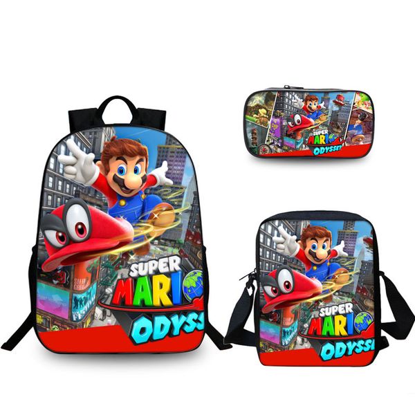 3pcs/set school bag mario bros sonic backpack children combination bookbag boys girls school backpack daily mochila
3pcs/set school bag mario bros sonic backpack children combination bookbag boys girls school backpack daily mochila