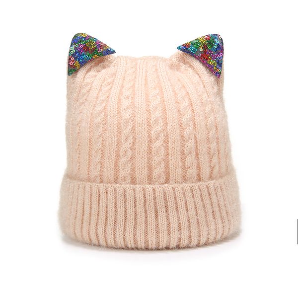 new winter cotton knitted cap with lovely parents and sons, lovely cat ears, leisure cap, Slivery;white
new winter cotton knitted cap with lovely parents and sons, lovely cat ears, leisure cap, Slivery;white