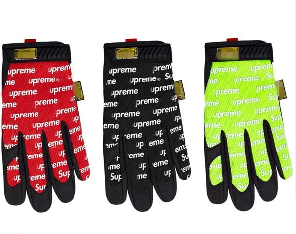 

Sup Work Gloves for Motor Gloves Cycling Sporting gym Goods Hand Protector SS17 Black Red