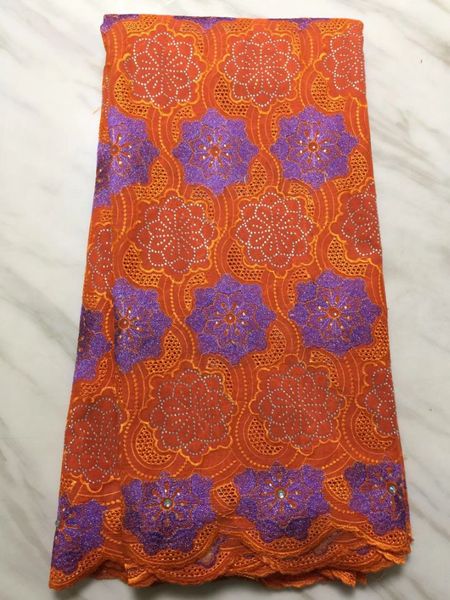 5yards new fashion orange african cotton fabric with rhinestone purple embroidery swiss voile lace embroidery for dress bc42-8
5yards new fashion orange african cotton fabric with rhinestone purple embroidery swiss voile lace embroidery for dress bc42-8