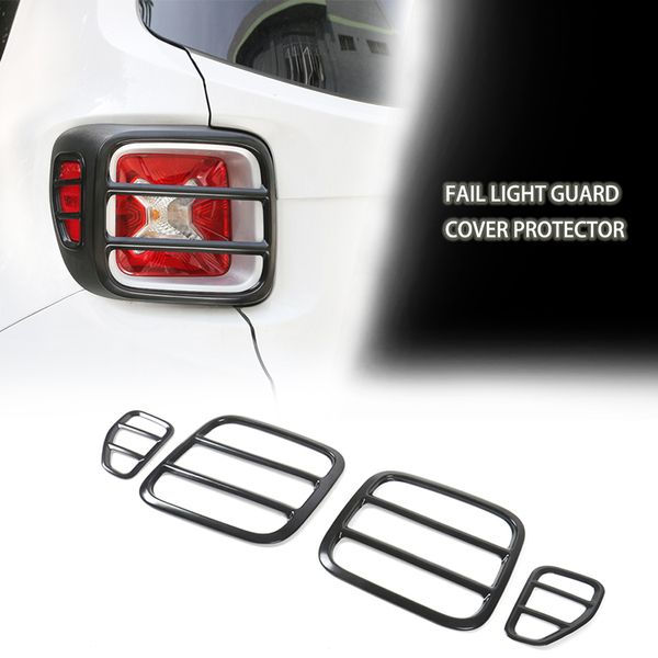 black metal tail light cover rear lamp protector decoration 4pcs for jeep renegade exterior accessories
black metal tail light cover rear lamp protector decoration 4pcs for jeep renegade exterior accessories