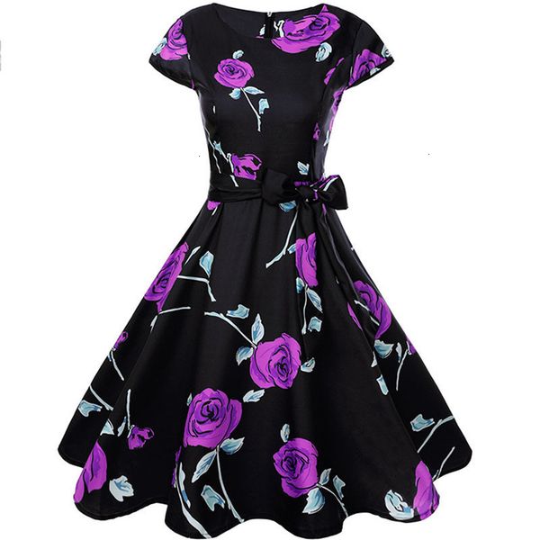 vintage dresses print summer dress women floral cap sleeve vintage dress with belt elegant robe rockabilly sundress plus size, Black;gray
vintage dresses print summer dress women floral cap sleeve vintage dress with belt elegant robe rockabilly sundress plus size, Black;gray
