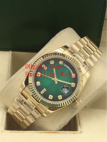 new sell watches 36 mm 128238 118238 218238 day date president 18k yellow gold diamond green dial asian 2813 automatic movemen, Slivery;brown
new sell watches 36 mm 128238 118238 218238 day date president 18k yellow gold diamond green dial asian 2813 automatic movemen, Slivery;brown