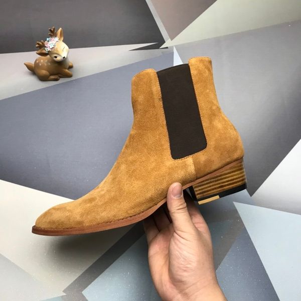 brand design men cow leather high dress wedding shoe fashion suede buckle boots casual western army military ankle martin boots,38-47, Black
brand design men cow leather high dress wedding shoe fashion suede buckle boots casual western army military ankle martin boots,38-47, Black