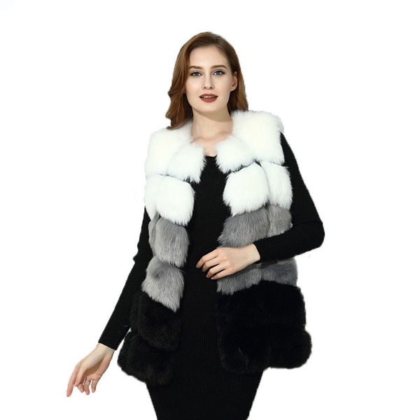 fox faux fur vest women winter fashion colorful fox artifical fur vests women waistcoat gilet faux coats female, Black
fox faux fur vest women winter fashion colorful fox artifical fur vests women waistcoat gilet faux coats female, Black