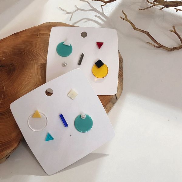 mengjiqiao new korean colorful acrylic triangle stud earrings for women girls fashion geometric round boucle d'oreille 5pcs/set, Golden;silver
mengjiqiao new korean colorful acrylic triangle stud earrings for women girls fashion geometric round boucle d'oreille 5pcs/set, Golden;silver