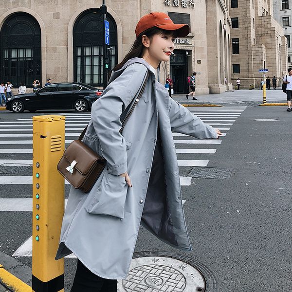 la maxza korean loose casual trench jacket for women hooded safari style european trench coats cute designer wind breaker, Tan;black
la maxza korean loose casual trench jacket for women hooded safari style european trench coats cute designer wind breaker, Tan;black