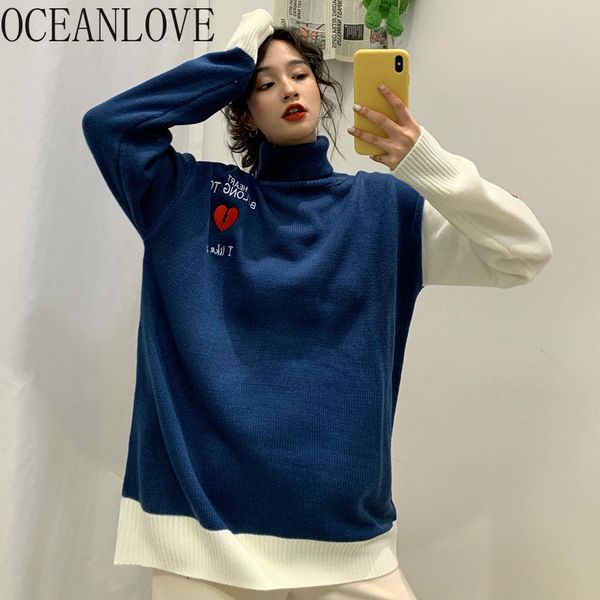 oceanlove men women sweaters print letters turtleneck fashion pullovers 2019 autumn winter couple sueter mujer fashion 13334, White;black
oceanlove men women sweaters print letters turtleneck fashion pullovers 2019 autumn winter couple sueter mujer fashion 13334, White;black