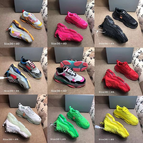 designer triple s clear bubble midsole casual shoes multicolor combination shoes mens womens fashion sneakers high size 36-45, Black
designer triple s clear bubble midsole casual shoes multicolor combination shoes mens womens fashion sneakers high size 36-45, Black