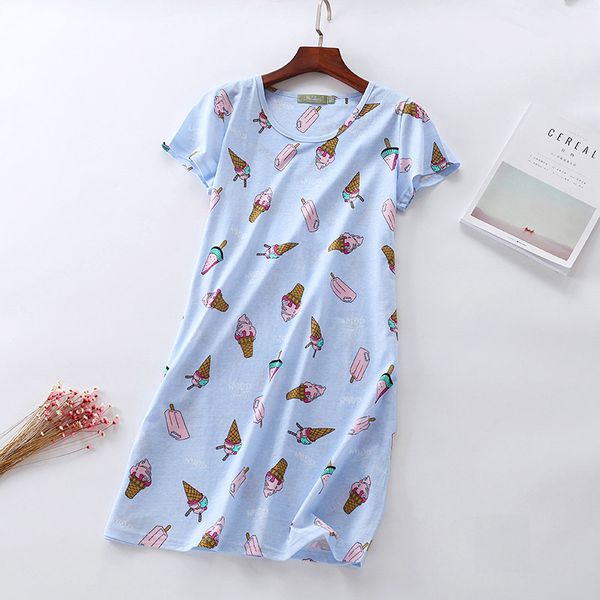 2019 summer plus size homewear women casual cartoon nightgown 100%cotton nightdress female short sleeve round collar sleep dress, Black;red
2019 summer plus size homewear women casual cartoon nightgown 100%cotton nightdress female short sleeve round collar sleep dress, Black;red