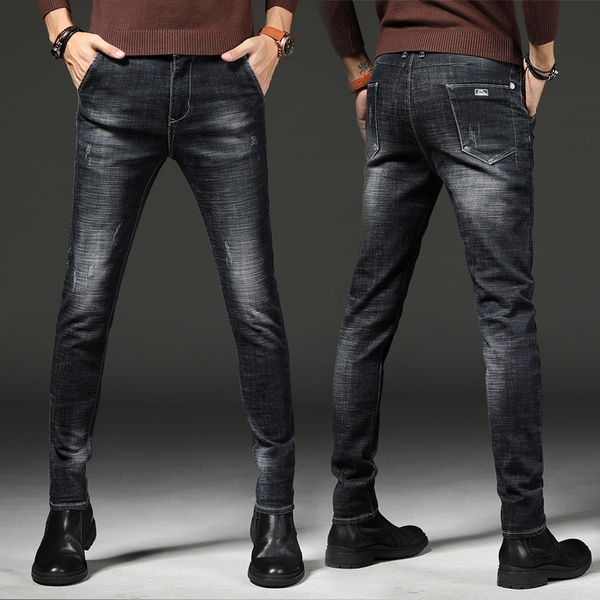 qmgood new arrival boutique men jeans pants slim fit men fashion jeans 2020 casual pencil skinny for, Blue
qmgood new arrival boutique men jeans pants slim fit men fashion jeans 2020 casual pencil skinny for, Blue