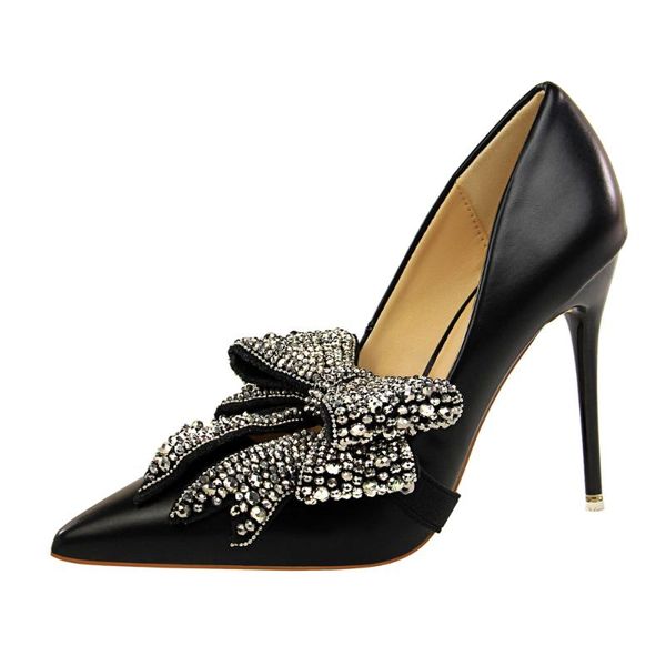 bowknot rhinestones high heels lady dress shoes women pumps festival party wedding shoes formal pumps stilettos heels fis026, Black
bowknot rhinestones high heels lady dress shoes women pumps festival party wedding shoes formal pumps stilettos heels fis026, Black