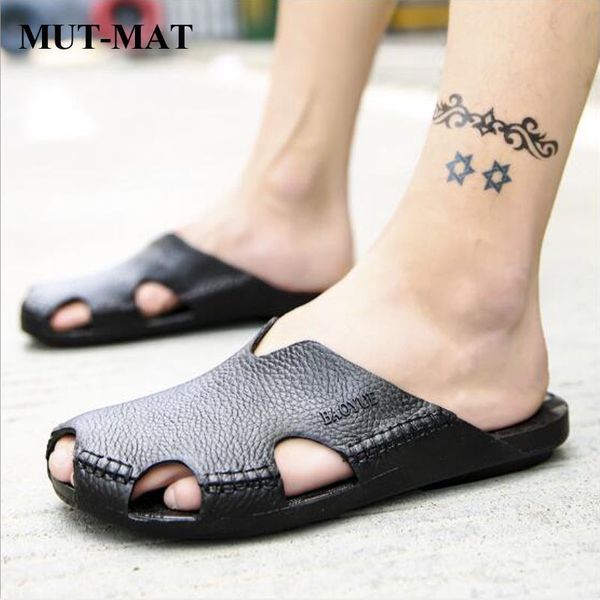 2019 summer genuine leather men's sandals casual large size sandals super fiber leather breathable wild men's home slippers, Blue;gray
2019 summer genuine leather men's sandals casual large size sandals super fiber leather breathable wild men's home slippers, Blue;gray