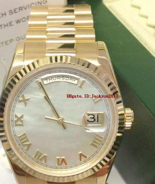 original box certificate mens watches 118238 yellow gold m.o.p. dia 36mm asia 2813 movement automatic, Slivery;brown
original box certificate mens watches 118238 yellow gold m.o.p. dia 36mm asia 2813 movement automatic, Slivery;brown