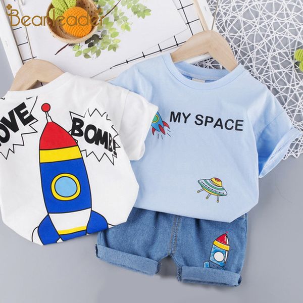

boys cartoon clothes new toddler boy clothing set kids casual cute summer fashion suits children outfits clothes, White