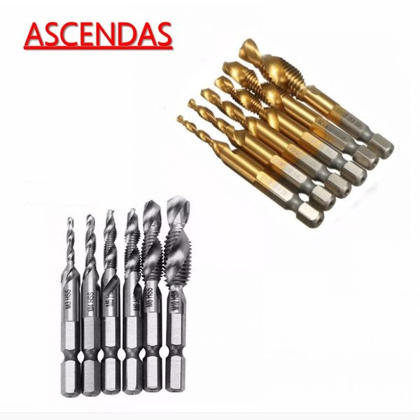ascendas 6pcs m3-m10 metric combination high speed steel drill tap drill deburr countersink bits 1/4 in quick change hex cs028
ascendas 6pcs m3-m10 metric combination high speed steel drill tap drill deburr countersink bits 1/4 in quick change hex cs028