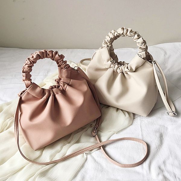 retro tote bags women leather clutches women vintage ruched shoulder messenger bags for handbag and purses female 2020
retro tote bags women leather clutches women vintage ruched shoulder messenger bags for handbag and purses female 2020