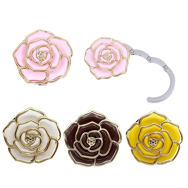 1pc rose pattern folding bag handbag tote table hanger hook holder purse hanger, Black
1pc rose pattern folding bag handbag tote table hanger hook holder purse hanger, Black