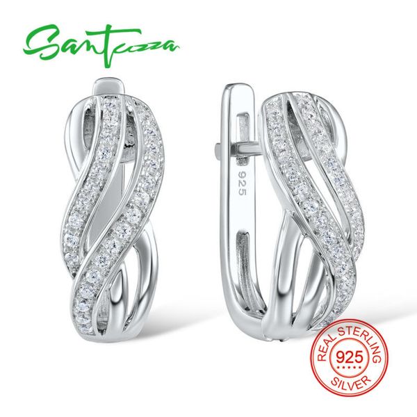 santuzza silver earrings for women pure 925 sterling silver stud earrings silver white cz brincos fashion jewelry cx200624, Golden;silver
santuzza silver earrings for women pure 925 sterling silver stud earrings silver white cz brincos fashion jewelry cx200624, Golden;silver