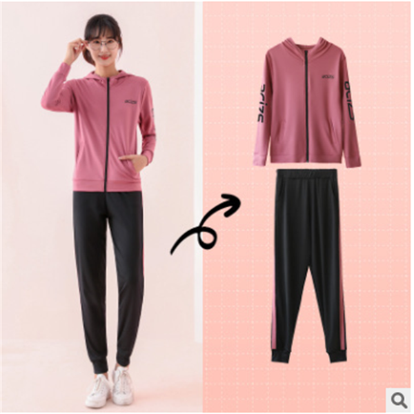new ladies fitness training running clothes gym compression yoga training sportswear loose comfortable ladies casual sportswear, Black;blue
new ladies fitness training running clothes gym compression yoga training sportswear loose comfortable ladies casual sportswear, Black;blue