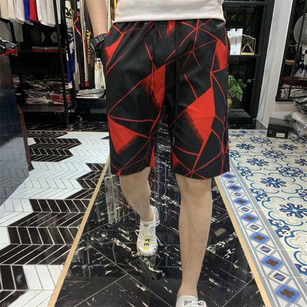 men's beach pants diamond print personality designer slim fitness shorts, White;black
men's beach pants diamond print personality designer slim fitness shorts, White;black