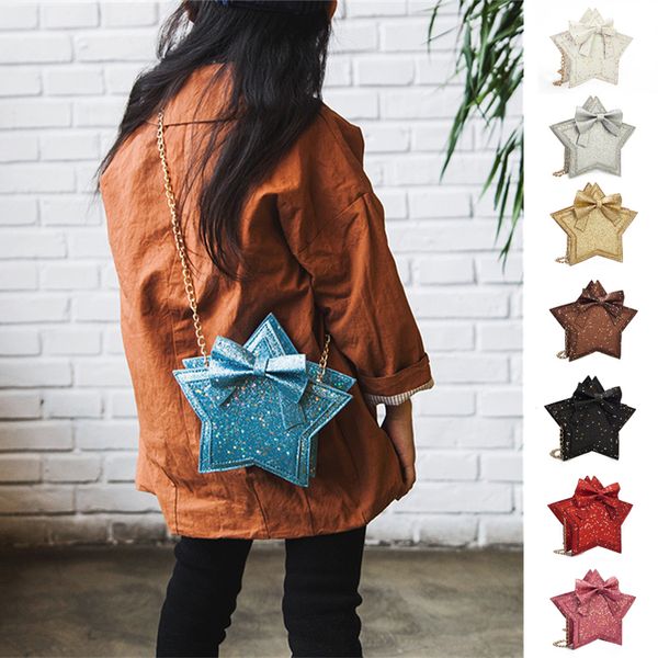 girl sequin shoulder bag 8 colors five-pointed star purse kids pentagram messenger bag lovely princess bowknot bags wallet jy712, White
girl sequin shoulder bag 8 colors five-pointed star purse kids pentagram messenger bag lovely princess bowknot bags wallet jy712, White
