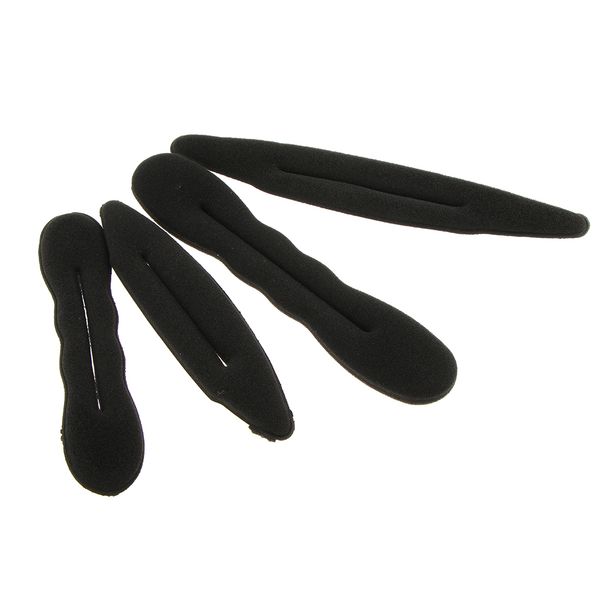 4 pieces sponge hair styling foam donut bun curler maker ring twist tool diy, Brown
4 pieces sponge hair styling foam donut bun curler maker ring twist tool diy, Brown