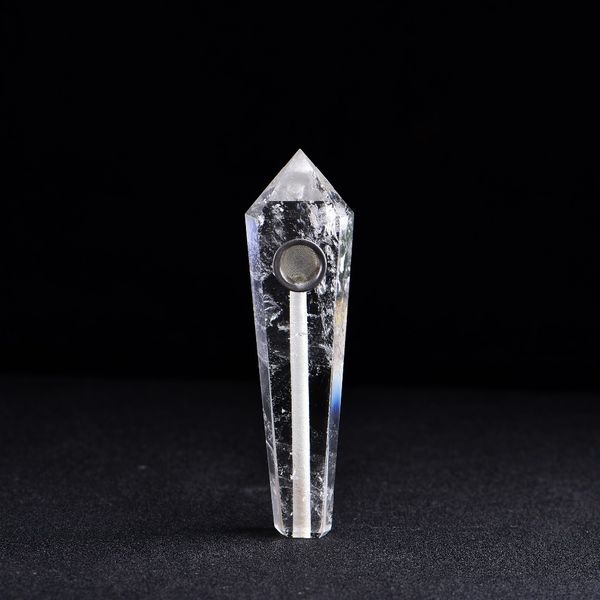 drop shipping natural clear quartz white crystal smoking pipe+strainer quartz stone healing wand x21 c19021601, Black
drop shipping natural clear quartz white crystal smoking pipe+strainer quartz stone healing wand x21 c19021601, Black