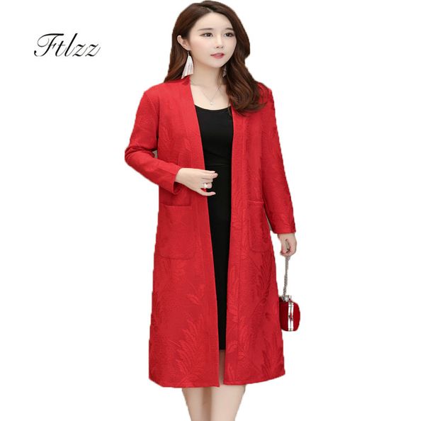 womens jacket fashion casual long sleeved solid lace coat new 2019 spring autumn medium long black cardigan ladies outerwear, Black;brown
womens jacket fashion casual long sleeved solid lace coat new 2019 spring autumn medium long black cardigan ladies outerwear, Black;brown