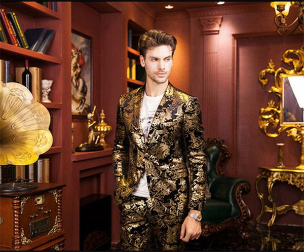 7XL Fashion Hot Stamping Mens Suit Mens Outerwear With Single Button Mens Tuxedo Grooms Suits Male Clothing
7XL Fashion Hot Stamping Mens Suit Mens Outerwear With Single Button Mens Tuxedo Grooms Suits Male Clothing
