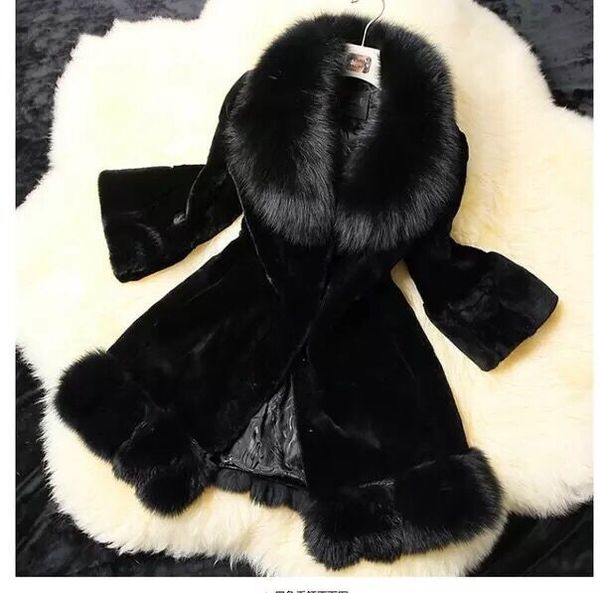 2019 new women fur rex fur coat medium length women's winter warm plus size xxxl 3xl jacket 29, Black
2019 new women fur rex fur coat medium length women's winter warm plus size xxxl 3xl jacket 29, Black
