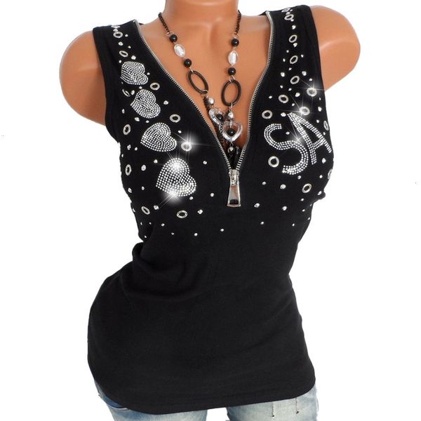 tank top дамы женщины drill партии top zipper рукавов жилет блузка женская streetwear топы et chemisier femme, White
tank top дамы женщины drill партии top zipper рукавов жилет блузка женская streetwear топы et chemisier femme, White