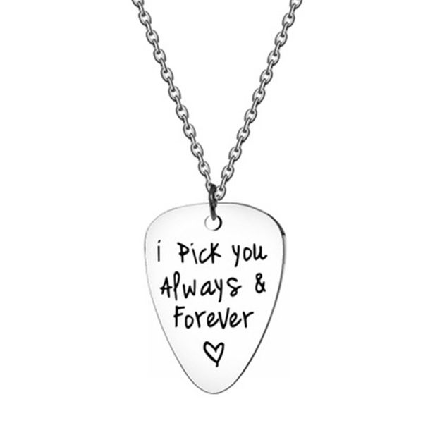 2019 new stainless steel pendant necklace series couple necklace gift for women men i pick you always & forever fashion, Silver
2019 new stainless steel pendant necklace series couple necklace gift for women men i pick you always & forever fashion, Silver