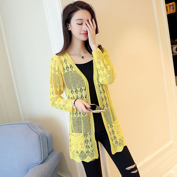 summer thin cardigans women long knitted sweater 2019 new crochet femme casual loose ladies sunscreen spring hollow knit, White
summer thin cardigans women long knitted sweater 2019 new crochet femme casual loose ladies sunscreen spring hollow knit, White