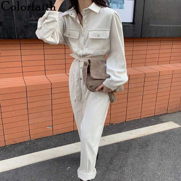 colorfaith 2020 new spring fall woman corduroy jumpsuits & rompers loose high waist casual fashionable sashes playsuit js8253, Black;white
colorfaith 2020 new spring fall woman corduroy jumpsuits & rompers loose high waist casual fashionable sashes playsuit js8253, Black;white